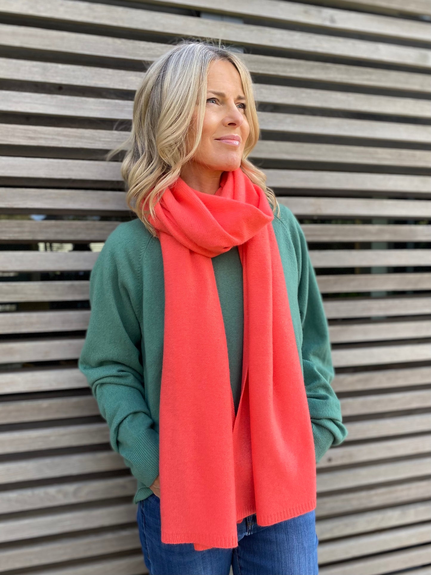 Pure Mongolian Cashmere Wraps in Sacramento Green