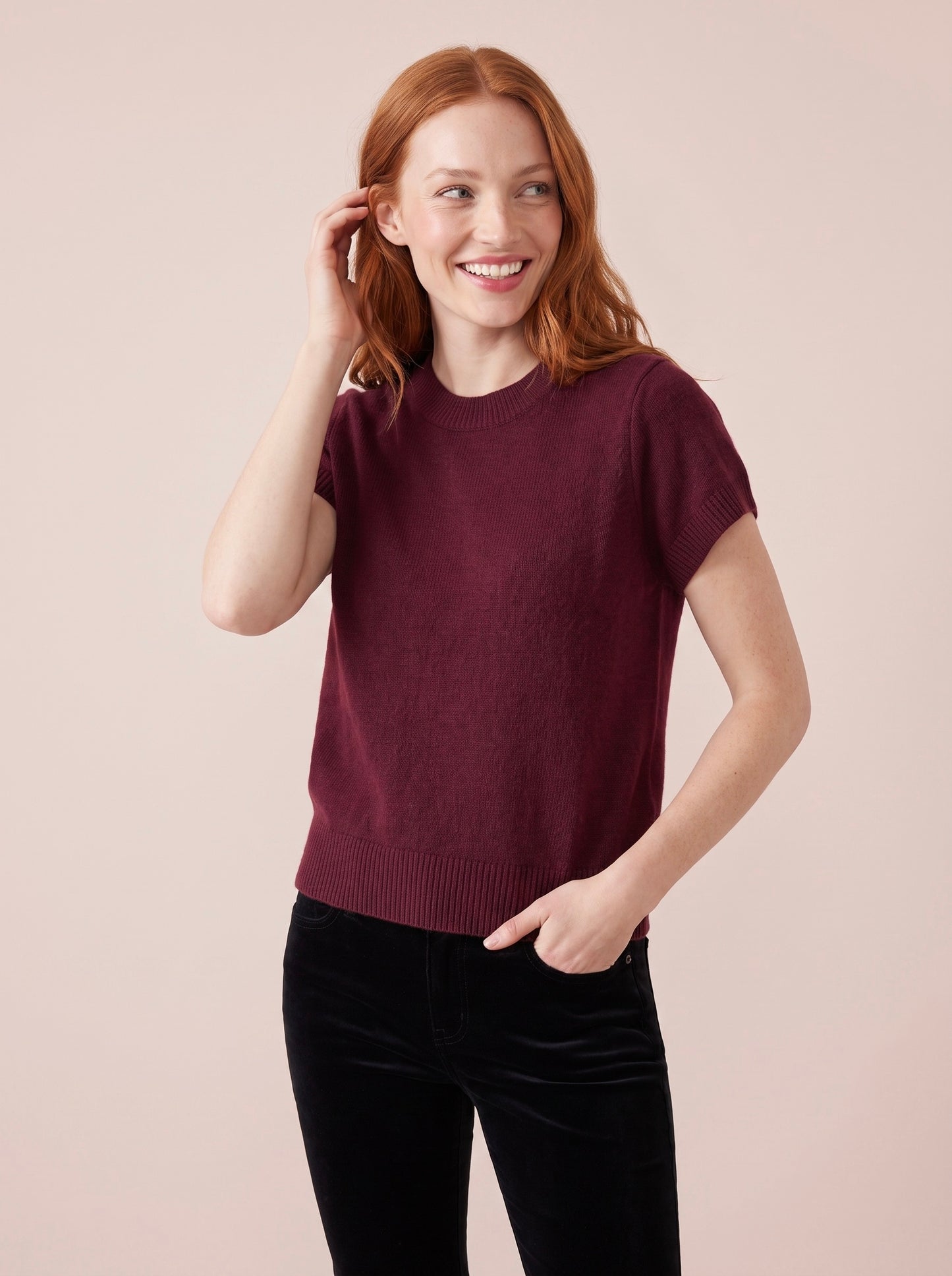 Terrie Pure Mongolian Cashmere Top